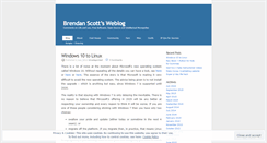 Desktop Screenshot of brendanscott.wordpress.com