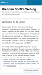 Mobile Screenshot of brendanscott.wordpress.com