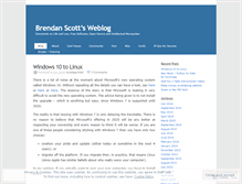 Tablet Screenshot of brendanscott.wordpress.com