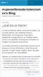 Mobile Screenshot of mujereslibresdeviolenciamex.wordpress.com