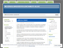 Tablet Screenshot of mujereslibresdeviolenciamex.wordpress.com