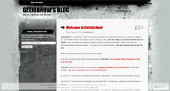 Desktop Screenshot of getjobnow.wordpress.com