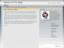 Tablet Screenshot of jeep4x4news.wordpress.com