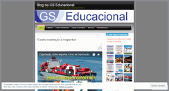 Desktop Screenshot of gseducacional.wordpress.com