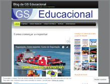 Tablet Screenshot of gseducacional.wordpress.com