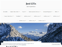 Tablet Screenshot of justlies.wordpress.com