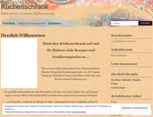 Tablet Screenshot of kuechenschrank.wordpress.com