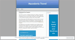 Desktop Screenshot of macedoniatravel.wordpress.com