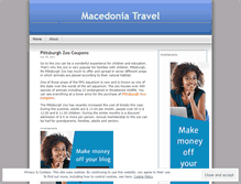 Tablet Screenshot of macedoniatravel.wordpress.com