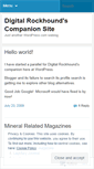 Mobile Screenshot of digitalrockhound.wordpress.com