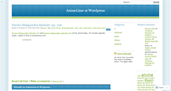 Desktop Screenshot of animelime.wordpress.com