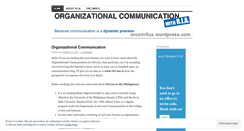 Desktop Screenshot of orcomflux.wordpress.com