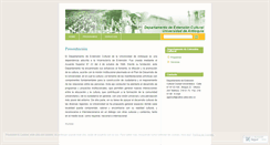 Desktop Screenshot of extensionculturaludea.wordpress.com