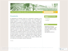 Tablet Screenshot of extensionculturaludea.wordpress.com