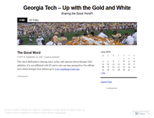 Tablet Screenshot of goldandwhite.wordpress.com