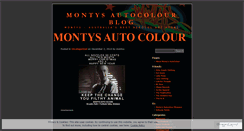 Desktop Screenshot of montys.wordpress.com