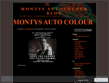 Tablet Screenshot of montys.wordpress.com