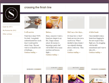 Tablet Screenshot of crossingthefinishline366.wordpress.com