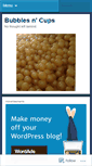 Mobile Screenshot of bubblesncups.wordpress.com