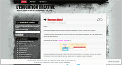 Desktop Screenshot of educationcreative.wordpress.com