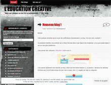 Tablet Screenshot of educationcreative.wordpress.com