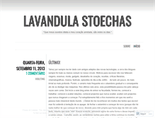 Tablet Screenshot of lavandulastoechas.wordpress.com