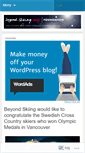 Mobile Screenshot of beyondskiing2015.wordpress.com