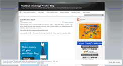 Desktop Screenshot of meridianweather.wordpress.com