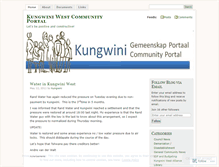 Tablet Screenshot of kungwini.wordpress.com