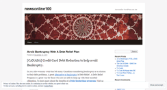 Desktop Screenshot of newsonline100.wordpress.com