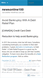 Mobile Screenshot of newsonline100.wordpress.com