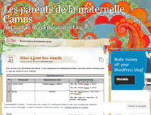 Tablet Screenshot of maternellecamus.wordpress.com