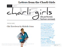 Tablet Screenshot of charligirls.wordpress.com