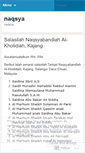 Mobile Screenshot of naqsyabandiah.wordpress.com