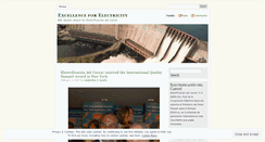 Desktop Screenshot of excellenceforelectricity.wordpress.com