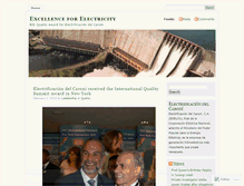 Tablet Screenshot of excellenceforelectricity.wordpress.com