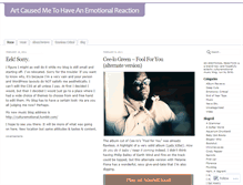 Tablet Screenshot of anemotionalreaction.wordpress.com