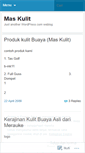 Mobile Screenshot of maskulit.wordpress.com