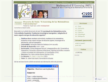 Tablet Screenshot of emath.wordpress.com