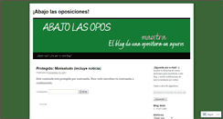 Desktop Screenshot of abajolasopos.wordpress.com