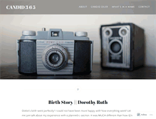 Tablet Screenshot of candid365.wordpress.com