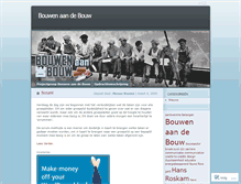 Tablet Screenshot of bouwenaandebouw.wordpress.com