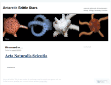 Tablet Screenshot of brittlestars.wordpress.com