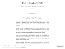 Tablet Screenshot of malmskog.wordpress.com