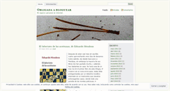 Desktop Screenshot of obligadabloguear.wordpress.com