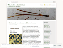 Tablet Screenshot of obligadabloguear.wordpress.com