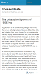 Mobile Screenshot of cheesemissle.wordpress.com