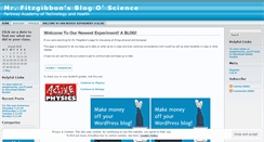 Desktop Screenshot of mrfitzg.wordpress.com