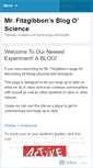 Mobile Screenshot of mrfitzg.wordpress.com