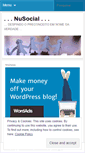 Mobile Screenshot of nusocial.wordpress.com